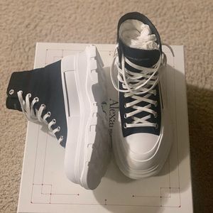 Slightly Worn Pair Of Alexander McQueen Men’s Boots. Size EU 41. Men’s US 8.5.